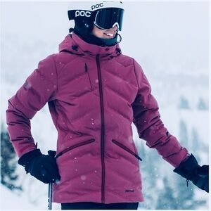 Marmot Down Ski Jacket Marmot Val D'sere Jacket Drk Purple Size XS 700 Fill Down